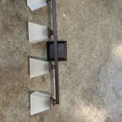 Bathroom 4 Light fixture Bronze 