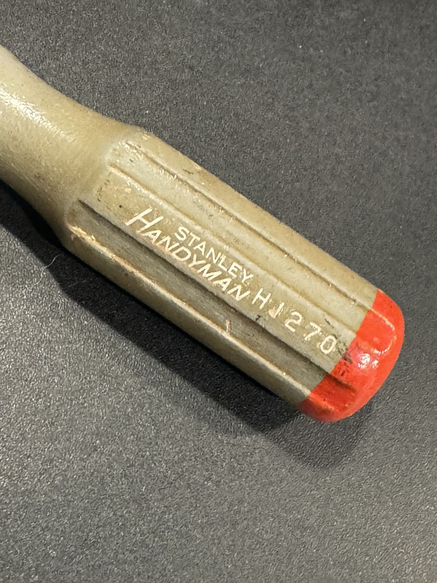 Vintage Stanley Handyman H1270 Slotted Screwdriver Wood Handle Made in USA 