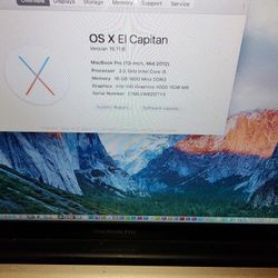 Macbook Pro 13 In Loaded With Software