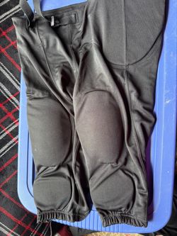 Black Padded Football Practice Pants