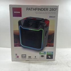 New ION Pathfinder 280 Bluetooth Speaker Black IPA125C