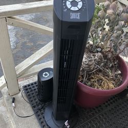 Like New Sumter 40” Tower Fan With Mini Fan For Only 