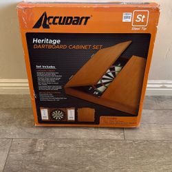 Accudarr Dartboard Cabinet Set 🎯 