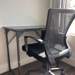 Chair and Desk