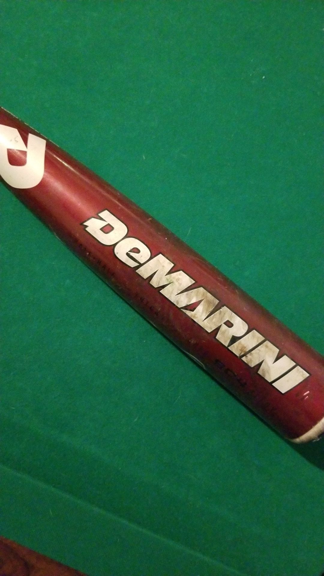 DeMarini voodoo baseball bat.
