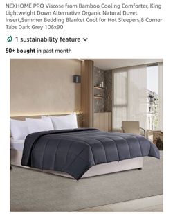 King Size Bamboo Cooling Comforter