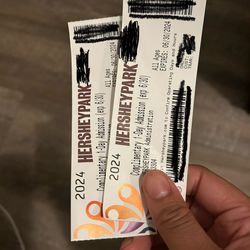 2 Hershey Park Tickets 