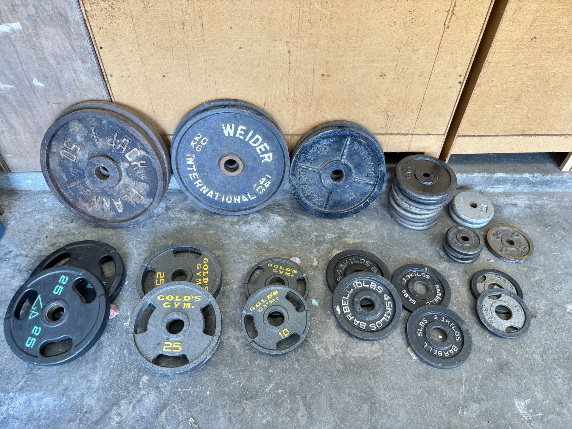 Assorted Weights Olympic and Standard