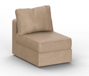 HJ1291 Deep Seat Cover Set: Taupe Combed Chenille