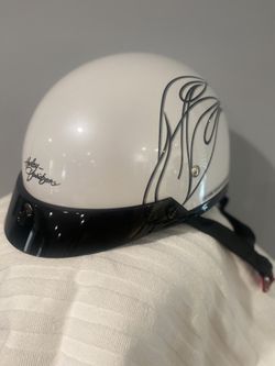 Harley-Davidson Womens Destination Half Helmet, Pearl White
