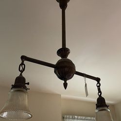 Antique Brass Light Fixture