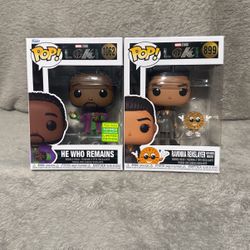 He Who Remains And Ravonna Renslayer Funko Pops
