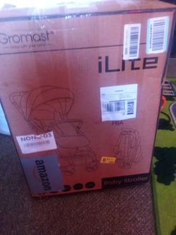 Brand new baby stroller and  high back booster