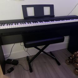Yamaha P-45B 88-Key Piano (With Bench)