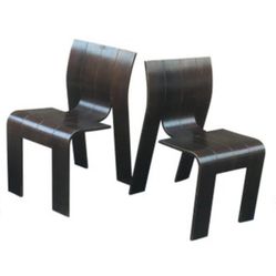 Black Strip Chairs by Gijs Bakker for Castelijn, 1974- PRICE IS FOR EACH 