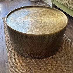 Accent Table With Carpet 