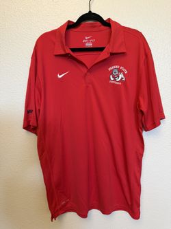 Nike Dri-FIT Fresno State Bulldogs Football Polo Large Red