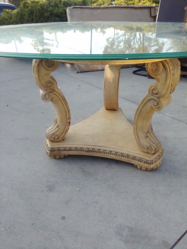 Round Glass Top Kitchen Table