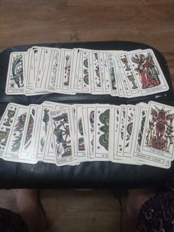 Large Print Tattoo Tarot Cards ( Deck Of 78 )