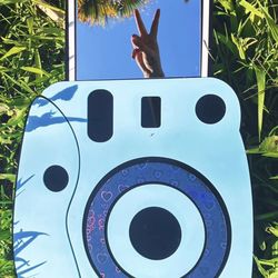 Polaroid y2k wall mirror