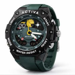 Activa Water Resistant Ana-Digi Sport Watch