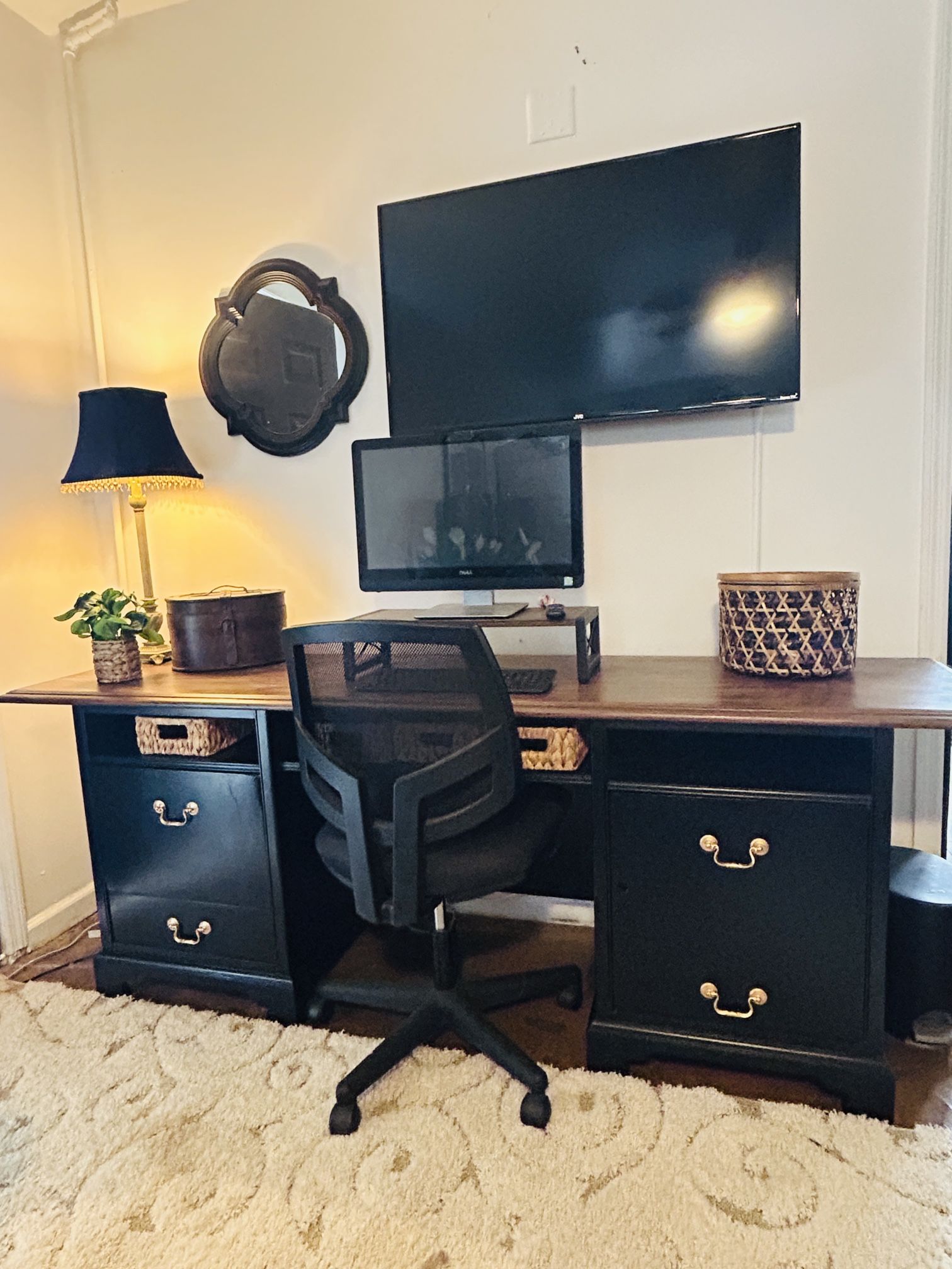 Large Executive Desk Refubished
