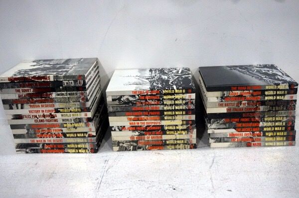 WORLD WAR II - 39 Volume Complete Set of Time Life Hardcover Books WW2