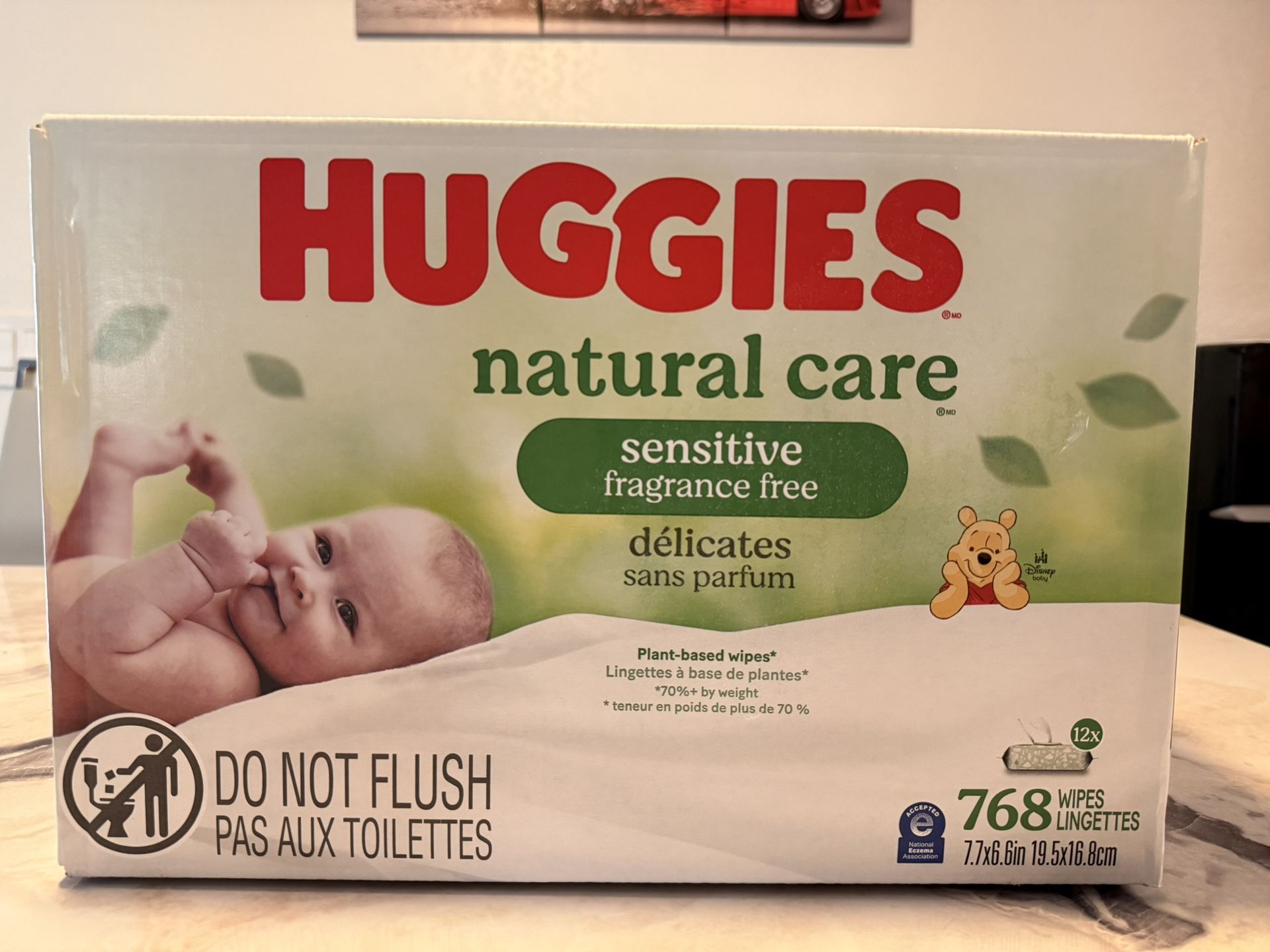 Huggies baby wipes 768ct