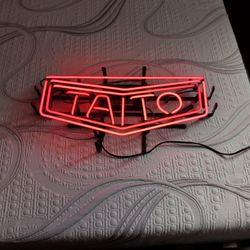 Taito Game Room Neon Sign