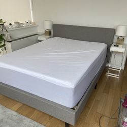 Full Size Mattress And Bed frame And Headboard