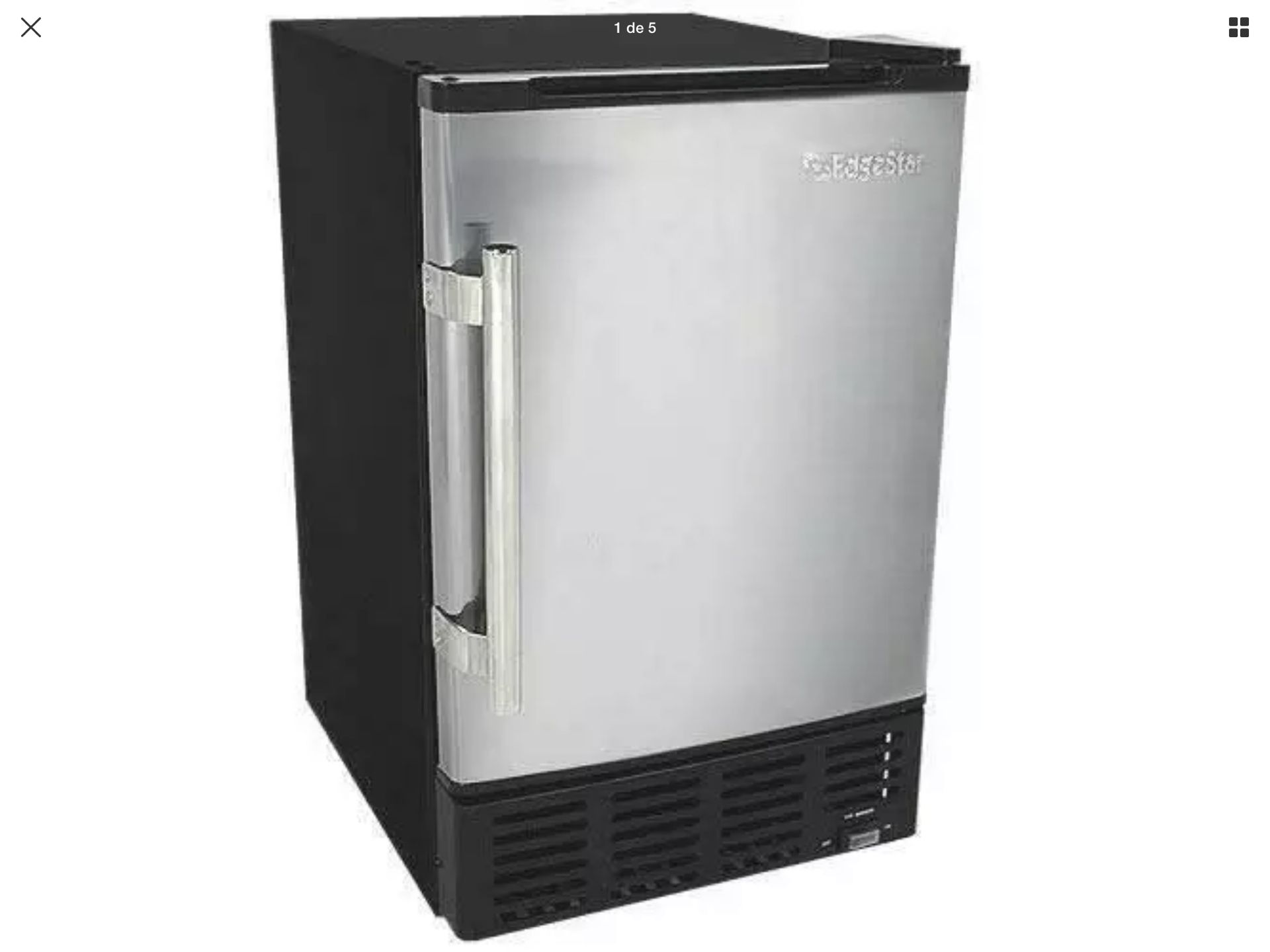 EdgeStar Ice Maker , IB120 15 Inch Wide 6 Lbs. Capacity Built-In Ice Maker with 12 Lbs. Dail $105 , open box never used Stock pictures