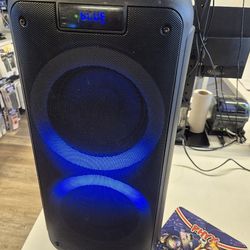 Billboard 25" Tall Dual 8" Speaker Bluetooth Speaker 8000W P.M.P.O, FM, USB SD, Aux inputs, TWS, Full Panel Lighting Plug In Only $120