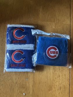 Chicago Cubs sports wristbands