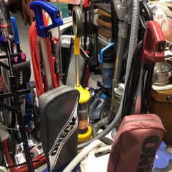 All kind of vacuums the old in good working condition