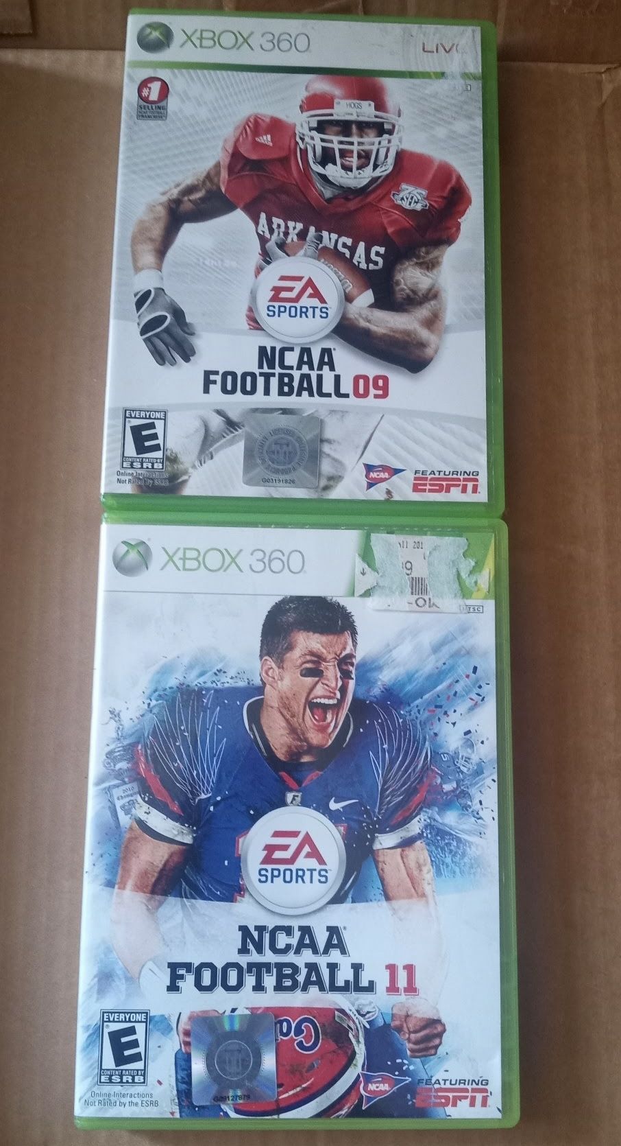 ncaa football 09 11 xbox 360