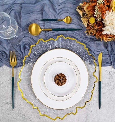 Clear Charger Plates