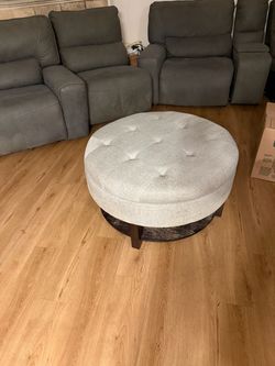 Ottoman coffee table with storage