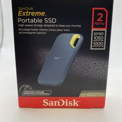 SanDisk Extreme Portable SSD 2TB External Solid State Drive SDSSDE61-2T00-G25M