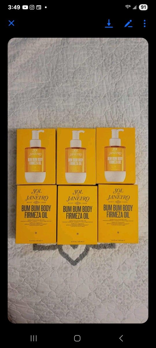 $30 Each Sol De Janeiro Body Oil
