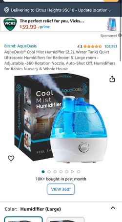 AquaOasis Cool Mist Humidifier