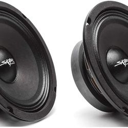 Skar Audio FSX65-4 4 Speakers (Brand New) 300-Watt 6.5-Inch 4 Ohm MID-Range Loudspeakers - 4 Speakers