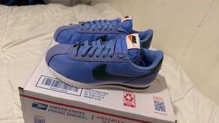 Nike Cortez Blue and Green Sneakers