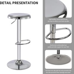 3 Chrome Bar Stools  $120 OBO For All 3 / Originally $80 each 