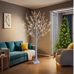 Pre-Lit Winter  Tree