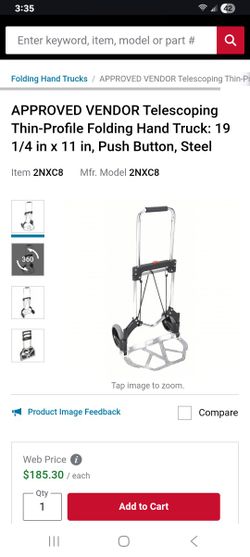 Telescoping Thin- Profile Folding Hand Truck