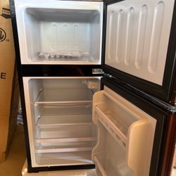 3.2 Cu.Ft Mini Fridge with Freezer, 2 Door Compact Refrigerator, Small Fridge