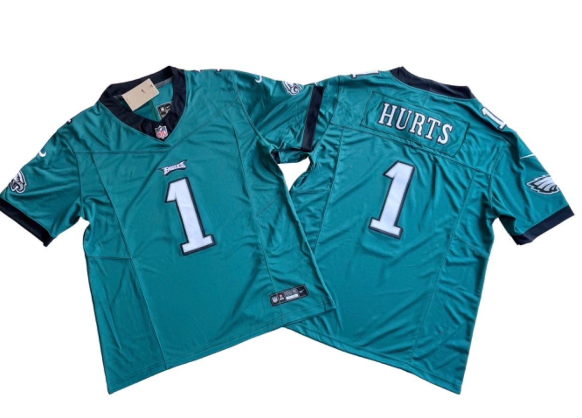 Hurts Nike Eagles Jersey Size Large 