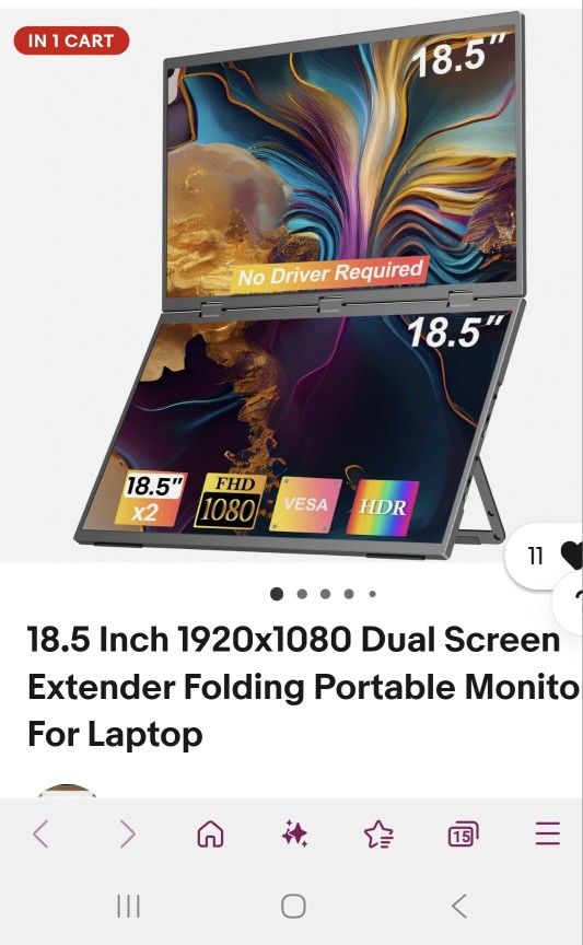 Dual External Screens
