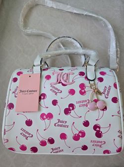 New Juicy Couture Cherry Satchel Crossbody Bag
