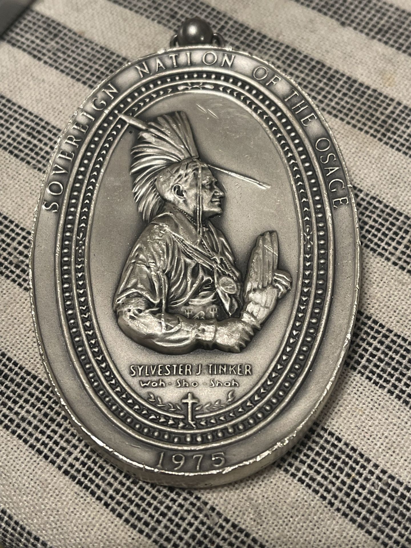 8oz Pierre, Silver Median of Sovereign Nations Of The Osage
